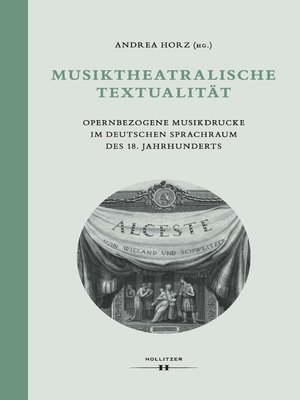 cover image of Musiktheatralische Textualität